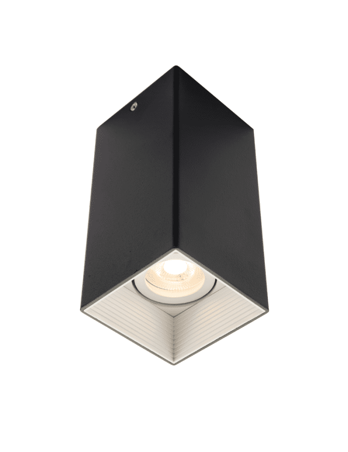 Mounted Square Ceiling Light 18CM Socket GU10 Code N1005-180 mm