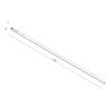 T338 (BLK) - DC48V - Micro Track Flood Linear Light 10W, 120°, 3000K nooran sky dimension